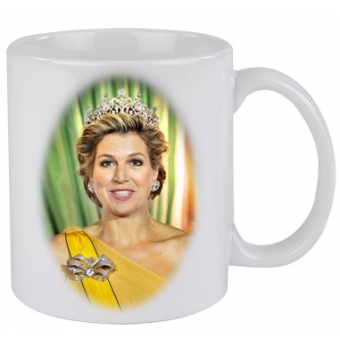 Mug Queen Maxima in Luxemburg